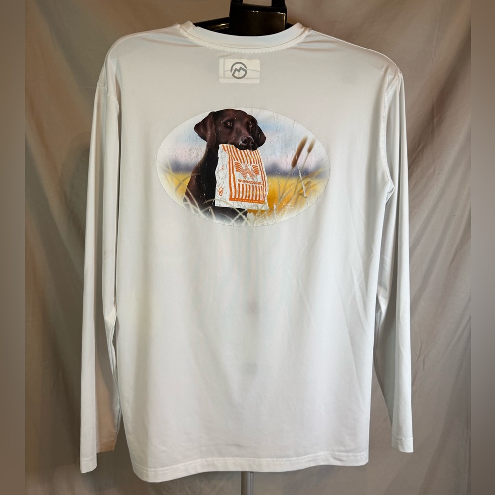 Magellan‎ x Whataburger Chocolate Lab Long Sleeve Tee 🍔🐶